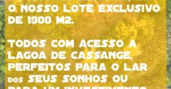 3 Terrenos 1000m2 + um de 1900m2 na  Lagoa de Cassange : Viva o sonho com o seu próprio acesso à Lagoa de Cassange!